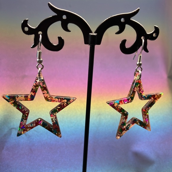 Jewelry - Rainbow Star Earrings